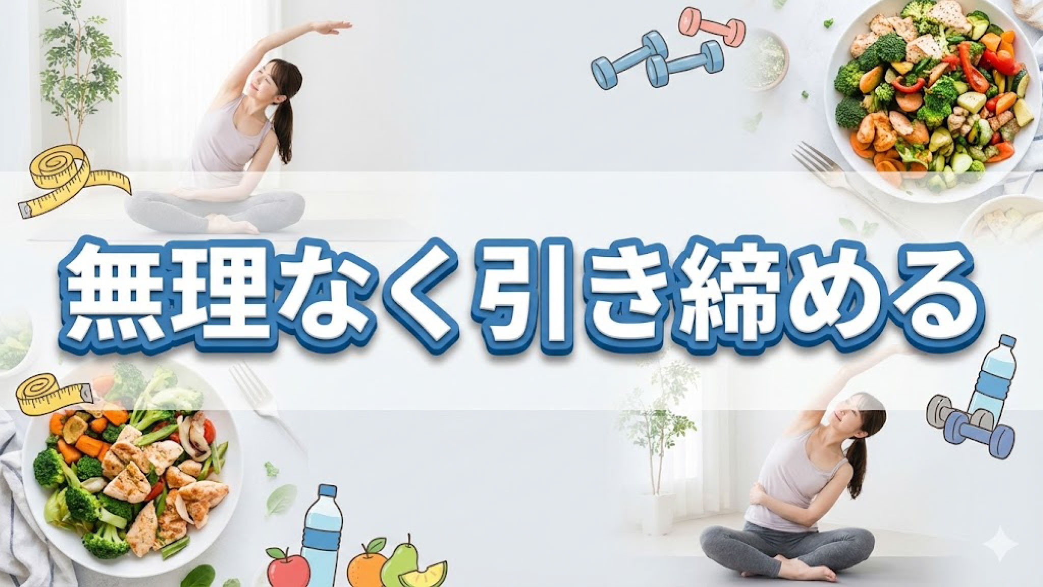 無理しないでダイエットをして引き締めるポイント