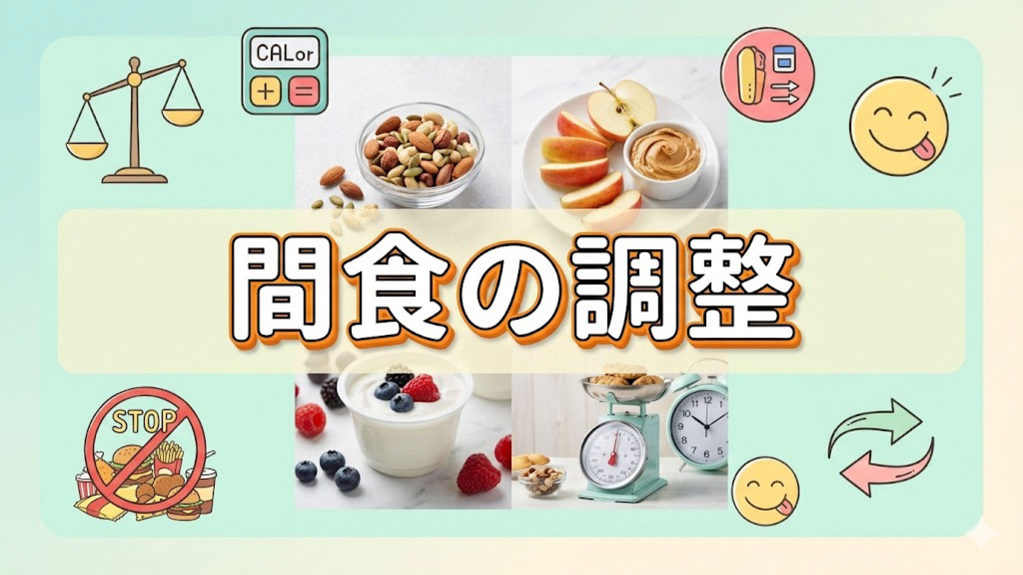 間食をコントロールすることでダイエットに繋がる！？