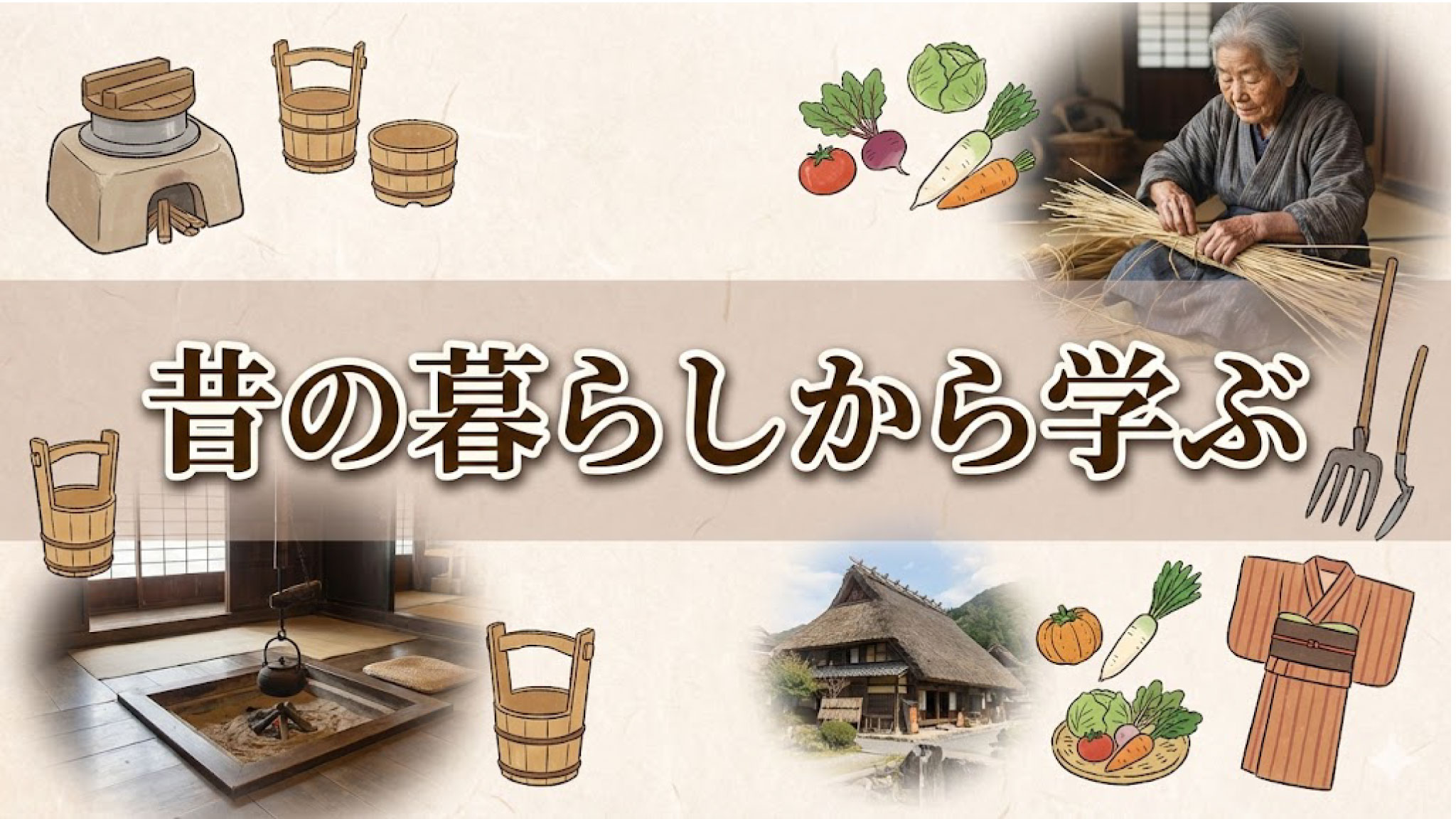 先人の昔の暮らしを学んでダイエットに活かす