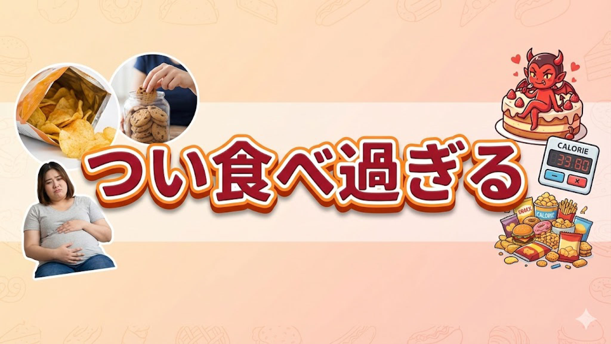 意識しなくても食べ過ぎてしまう日の特徴5つ