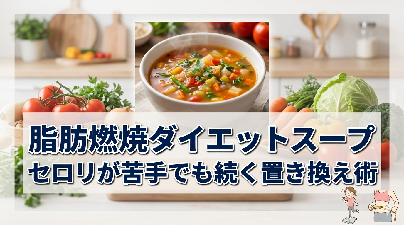 脂肪燃焼ダイエットスープ　セロリがだめな人の乗り越え術