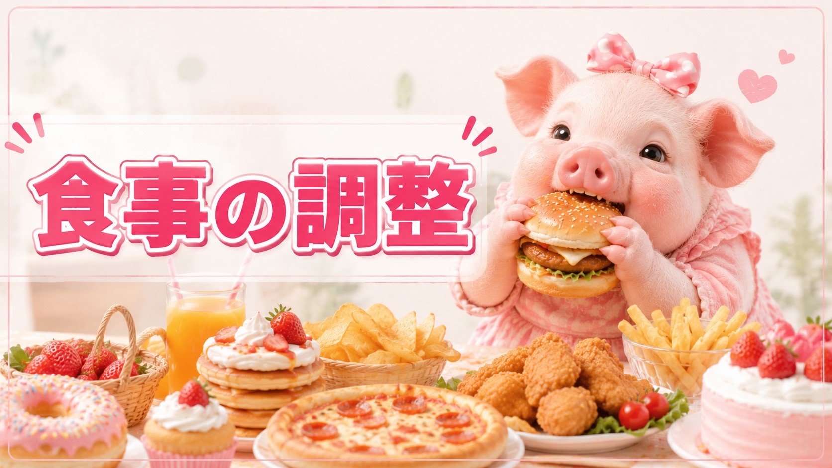 食べる量をどうやって調整するの？
