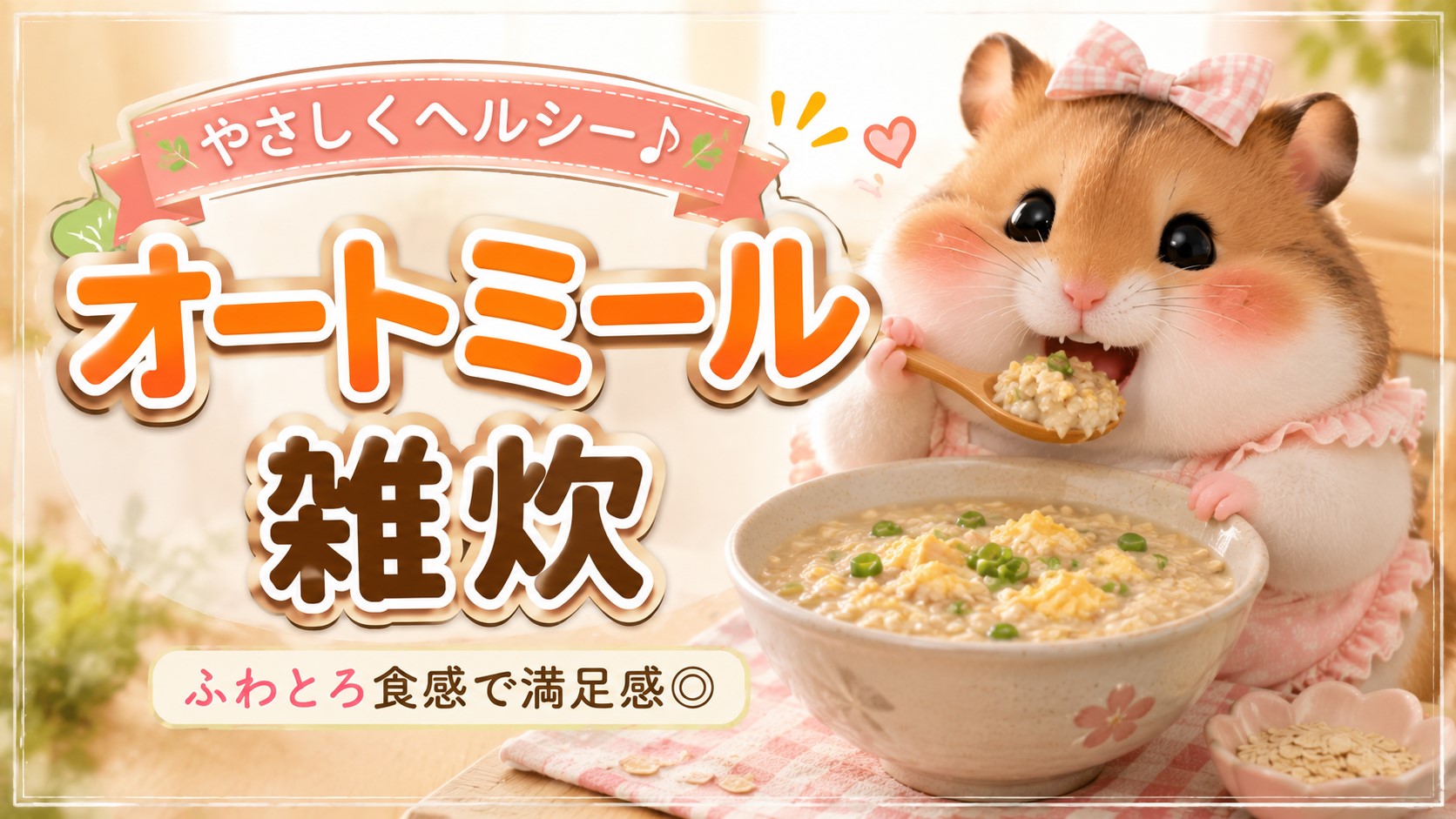 ダイエットレシピ　オートミールにトライ！